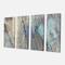 Designart - Rock Teal Panel I - Modern & Contemporary Premium Canvas Wall Art